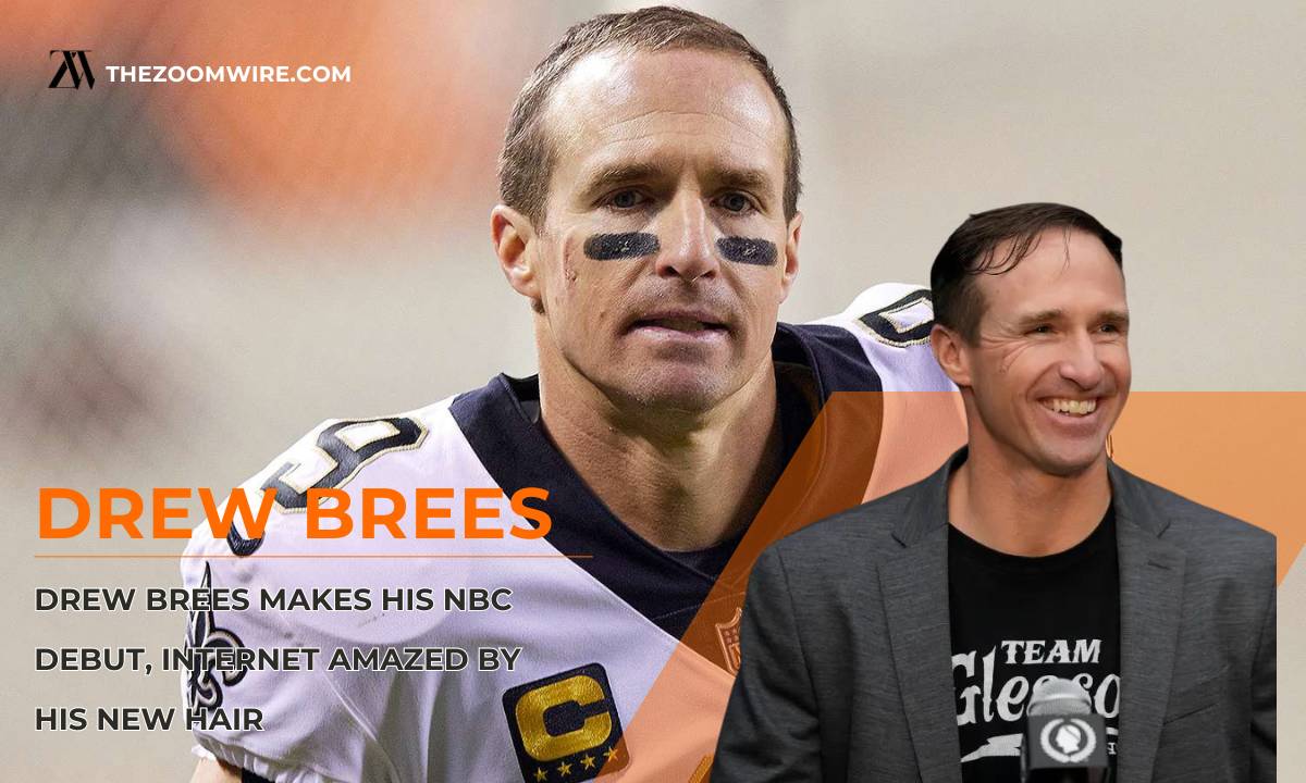 Drew Brees makes his nbc debut, internet amazed by his new hair - The ...